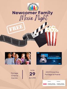 Newcomer Family Movie Night @ Prairie City Cinema