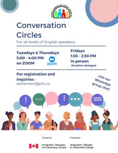 Conversation Circles: Practice Your English @ Portage Learning & Literacy Centre