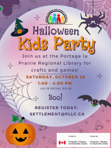 Halloween Kids Party @ Portage la Prairie Library
