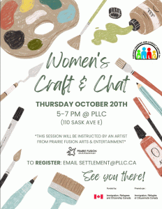 Women`s Craft & Chat @ Portage Learning & Literacy Centre
