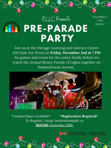 Pre-Parade Party @ Portage Learning & Literacy Centre