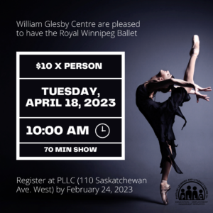 Royal Winnipeg Ballet @ William Glesby Centre