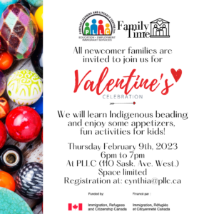 Valentines celebration for Newcomers @ Portage Learning & Literacy Centre
