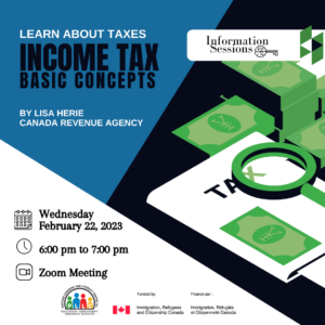 Information Session: Income Tax Basic Concepts @ Portage Learning & Literacy Centre