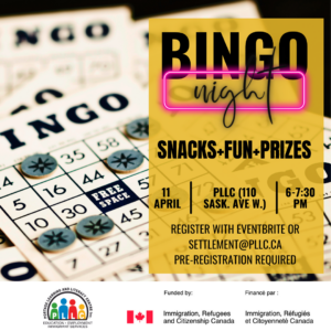 Bingo Night @ Portage Learning & Literacy Centre