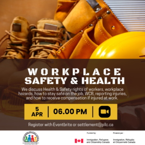 Work Place Safety+Health @ Portage Learning & Literacy Centre