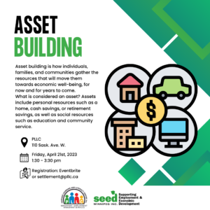 Asset Building: Workshop @ Portage Learning & Literacy Centre