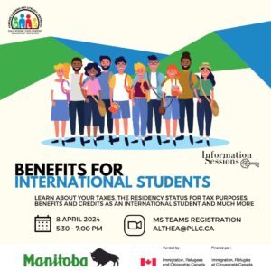 Benefits for International Students by the Canada Revenue Agency