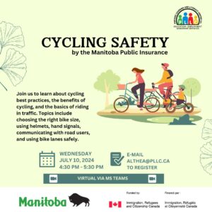 Cycling Safety Information Session @ PLLC