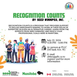 Recognition Counts Information Session @ PLLC