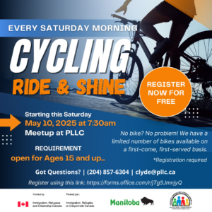 Cycling Ride & Shine @ Portage Learning and Literacy Centre