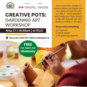Creative Pots:Gardening Art Workshop @ Portage Learning and Literacy Centre