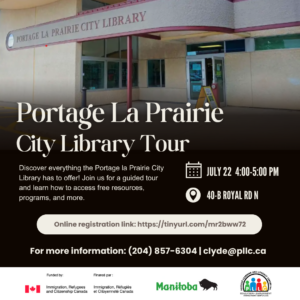 Portage la Prairie City Library Tour @ Portage la Prairie Regional Library