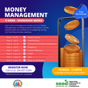 Money Management - 8 Week Workshop Series @ Portage Learning and Literacy Centre