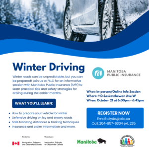 Winter Driving by MPI @ Portage Learning and Literacy Centre