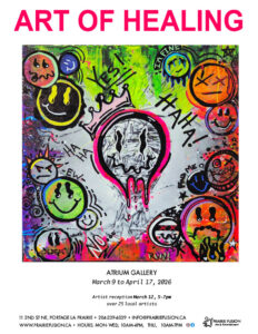 Art of Healing Exhibition at Atrium Gallery: March 9 to April 17 @ Prairie Fusion Atrium Gallery