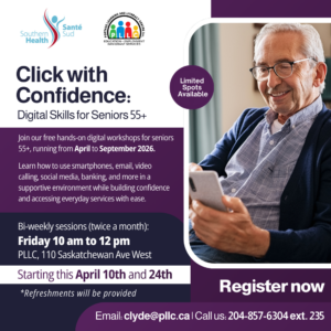 Click with Confidence: Digital Skills for Seniors 55+ @ Portage Learning and Literacy Centre