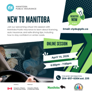 New to Manitoba presented by MPI - Online Session @ Online Session