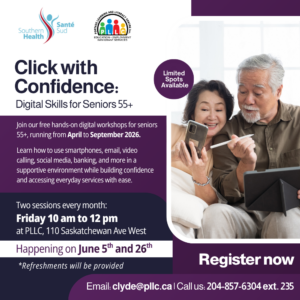 Click with Confidence: Digital Skills for Seniors 55+ @ Portage Learning and Literacy Centre