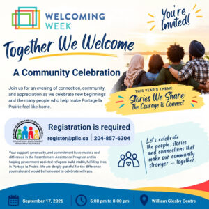 Together We Welcome: A Community Celebration @ William Glesby Centre